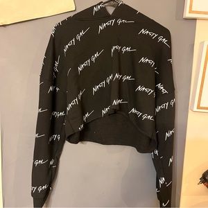 Nasty Gal hoodie size small 
Like new no flaws
